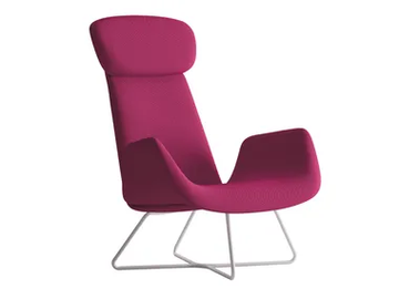MYPLACE - Armchair with headrest with armrests by La Cividina - view 2